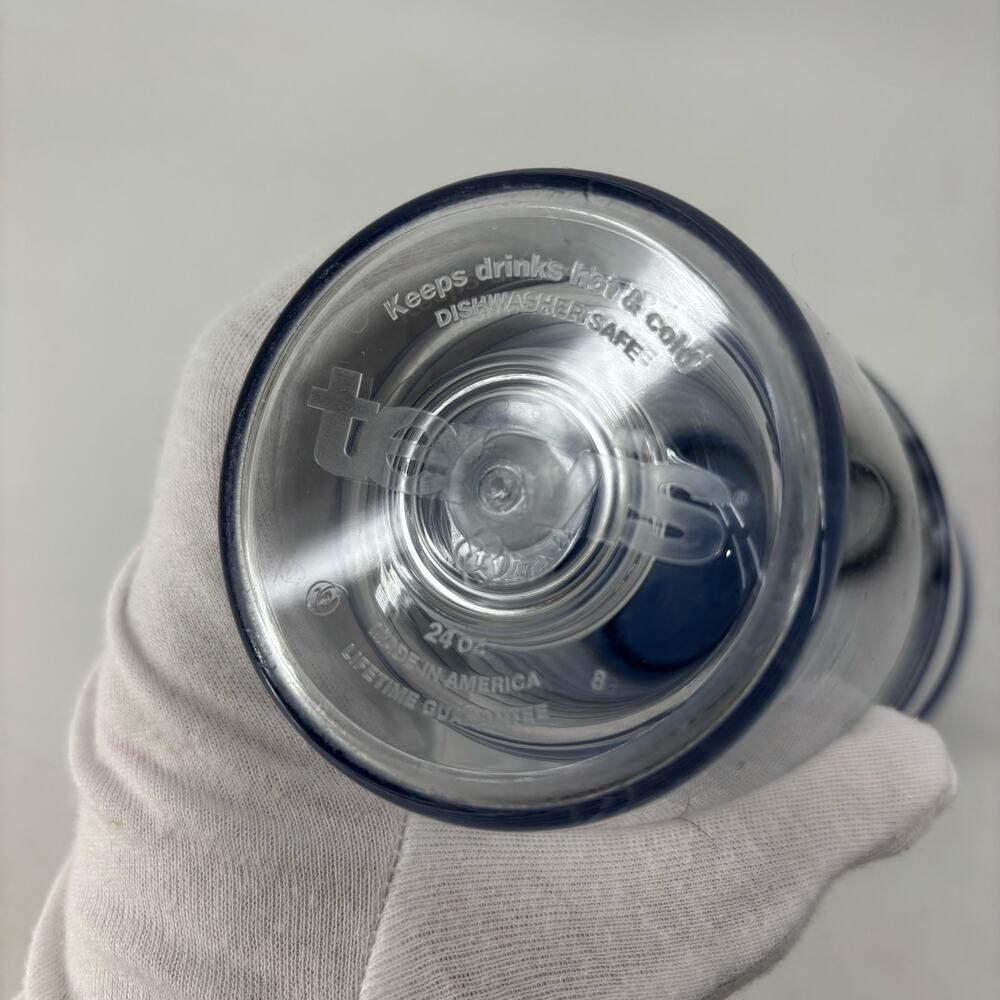 2 Tervis Cups Clear US Army Blue Black Tumbler Lid Insulated - Picture 3 of 11